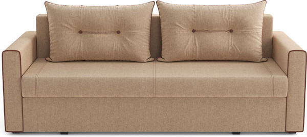 Изображение товара Диван Олмеко Оригами (жаккард, тесла крем/жаккард, тесла шоколад)