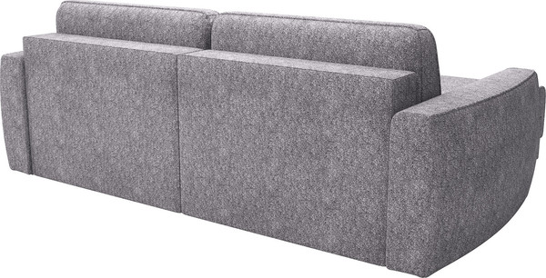 Изображение товара Диван угловой Олмеко Женева SO2P Еврокнижка (микровелюр, шейп сильвер)