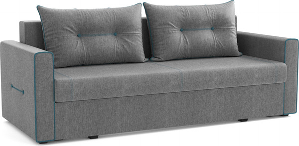 Изображение товара Диван Олмеко Оригами (жаккард, тесла серый/жаккард, тесла деним)