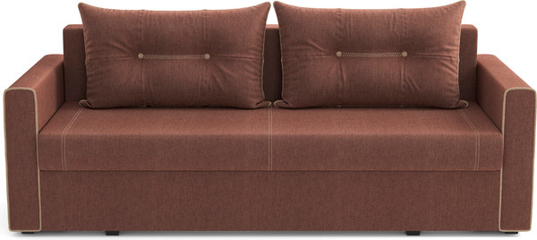 Изображение товара Диван Олмеко Оригами (жаккард, тесла шоколад/жаккард, тесла крем)