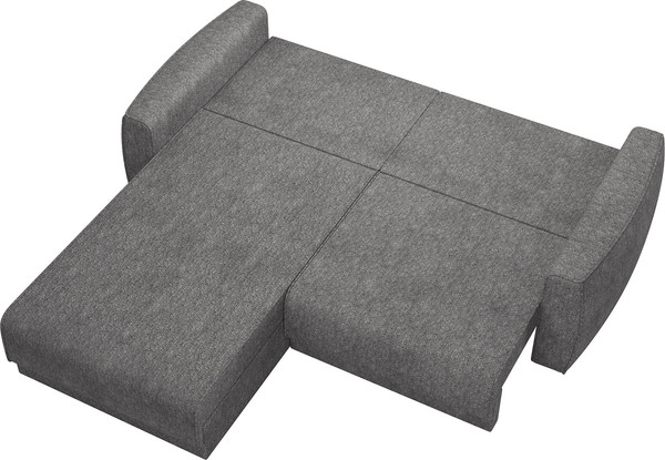 Изображение товара Диван угловой Олмеко Женева SO2P Еврокнижка (микровелюр, шейп стоун)