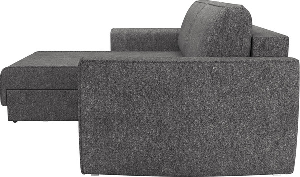 Изображение товара Диван угловой Олмеко Женева SO2P Еврокнижка (микровелюр, шейп стоун)