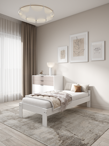 Изображение товара Односпальная кровать EcoWood Денвер-2 80х200 / ECO.001.00056.80-200.101SE