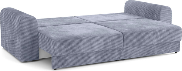 Изображение товара Диван Олмеко Конго 2S Еврокнижка две секции (велюр, цилиум стил/велюр, цилиум индиго)