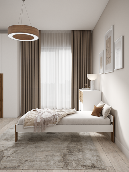 Изображение товара Односпальная кровать EcoWood Денвер-2 с ящиками 80х180 / ECO.001.00057.80-180.101SE/376WML