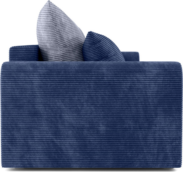 Изображение товара Диван Олмеко Конго 3S Еврокнижка три секции (велюр, цилиум индиго/велюр, цилиум стил)