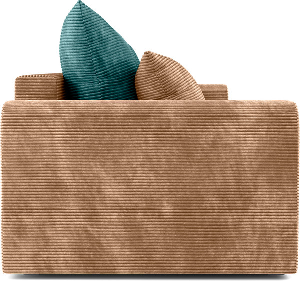 Изображение товара Диван Олмеко Конго 3S Еврокнижка три секции (велюр, цилиум крем/велюр, цилиум форест)