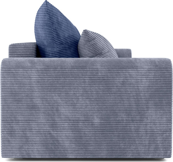 Изображение товара Диван Олмеко Конго 3S Еврокнижка три секции (велюр, цилиум стил/велюр, цилиум индиго)