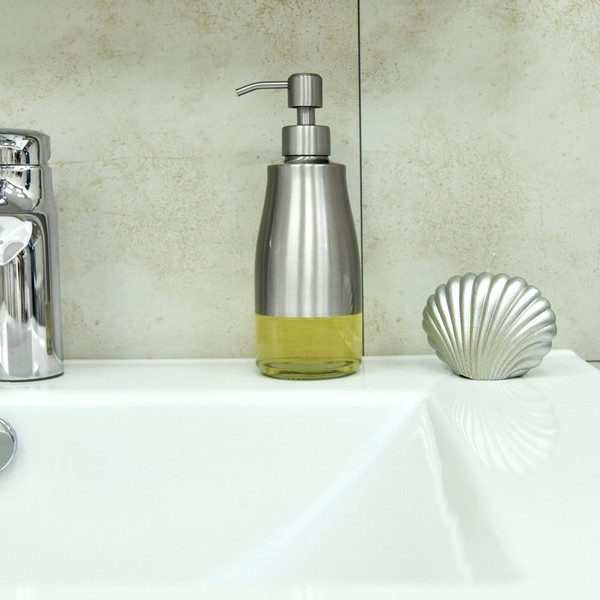 Изображение товара Дозатор для жидкого мыла Мультидом Металлик VL34-218