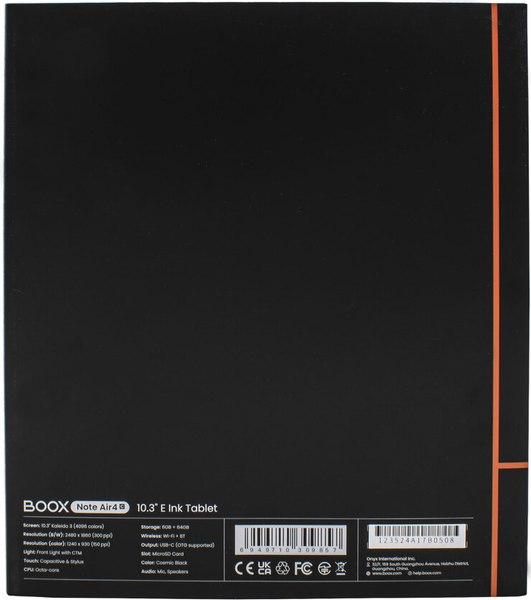 Изображение товара Электронная книга Onyx Boox Note Air 4 C (черный)