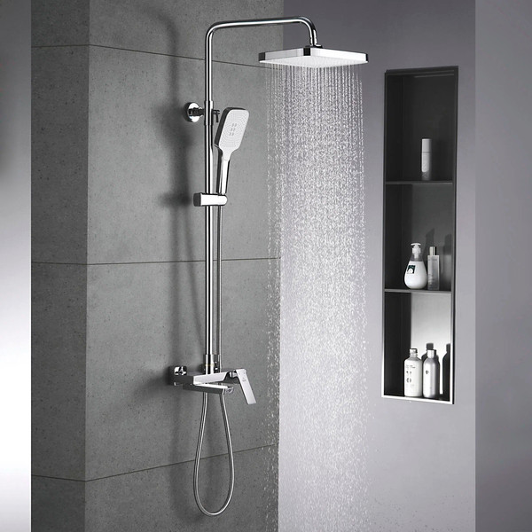 Изображение товара Душевая система со смесителем Rose R1836 (хром)