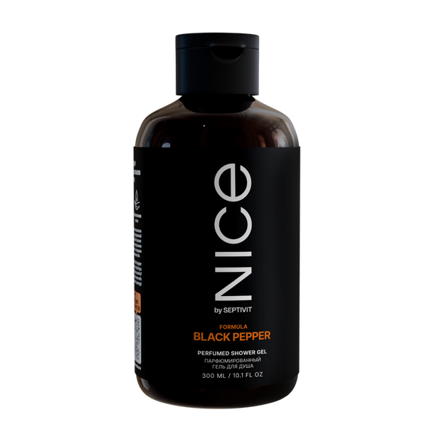 Изображение товара Гель для душа NICE by Septivit Formula Black Pepper (300мл)