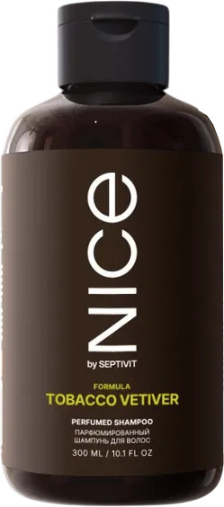 Изображение товара Шампунь для волос NICE by Septivit Formula Tobacco Vetiver (300мл)