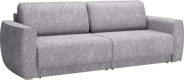 Изображение товара Диван Олмеко Женева 2S2P Еврокнижка (микровелюр, шейп сильвер)