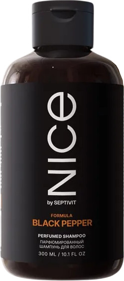 Изображение товара Шампунь для волос NICE by Septivit Formula Black Pepper (300мл)