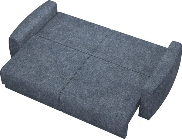 Изображение товара Диван Олмеко Женева 2S2P Еврокнижка (микровелюр, шейп сталь)