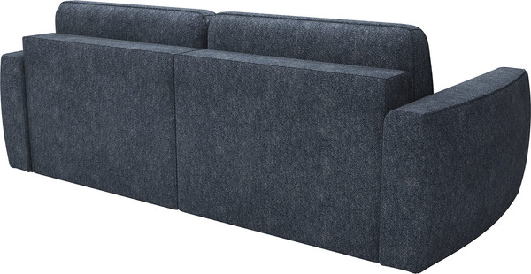 Изображение товара Диван Олмеко Женева 2S2P Еврокнижка (микровелюр, шейп сталь)