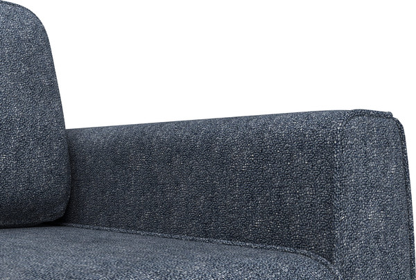 Изображение товара Диван Олмеко Женева 2S2P Еврокнижка (микровелюр, шейп сталь)