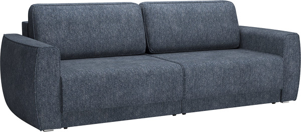 Изображение товара Диван Олмеко Женева 2S2P Еврокнижка (микровелюр, шейп сталь)