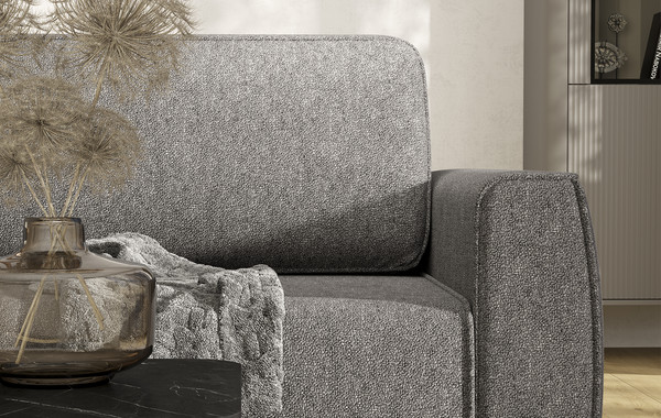 Изображение товара Диван Олмеко Женева 2S2P Еврокнижка (микровелюр, шейп стоун)