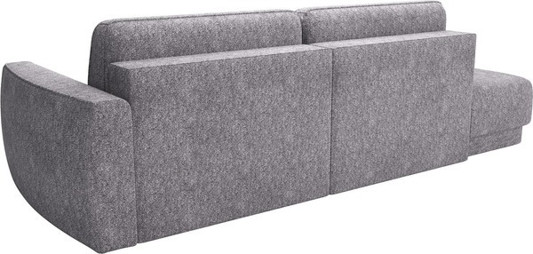 Изображение товара Диван Олмеко Женева 2SPF Еврокнижка Левый (микровелюр, шейп сильвер)