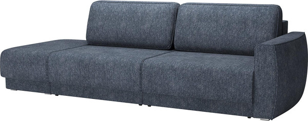 Изображение товара Диван Олмеко Женева 2SPF Еврокнижка Левый (микровелюр, шейп сталь)