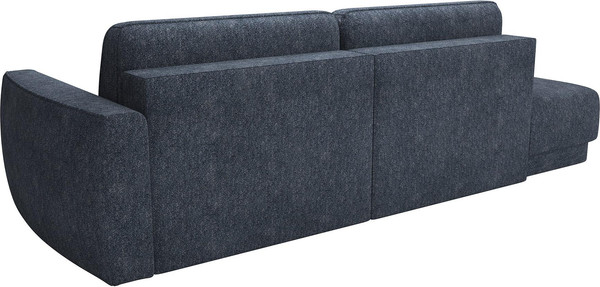 Изображение товара Диван Олмеко Женева 2SPF Еврокнижка Левый (микровелюр, шейп сталь)