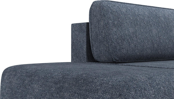 Изображение товара Диван Олмеко Женева 2SPF Еврокнижка Левый (микровелюр, шейп сталь)