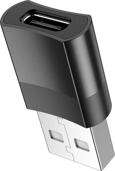 Изображение товара Адаптер Hoco UA17 USB - Type-C (черный)