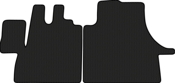 Изображение товара Комплект ковриков для авто Alicosta 3005_1 для Fiat Ducato II автобус/244 2002-2012 (EVA соты, черный)