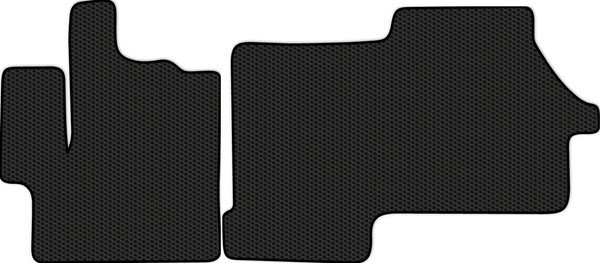 Изображение товара Комплект ковриков для авто Alicosta 3006_1 для Fiat Ducato III грузовик/автобус/250 2006-2014 (EVA соты, черный)