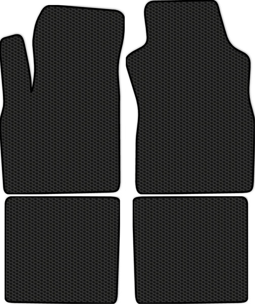 Изображение товара Комплект ковриков для авто Alicosta 0333_1 для Fiat Panda хэтчбек 5дв/169 2003-2012 (EVA соты, черный)
