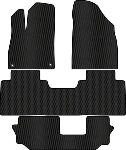 Изображение товара Комплект ковриков для авто Alicosta 3013_1 для GAC GS8 II SUV +3 ряд 2023-н.в. (EVA соты, черный)