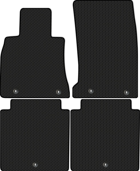 Изображение товара Комплект ковриков для авто Alicosta 3017_1 для Genesis G90 седан/HI 2018-н.в. (EVA соты, черный)