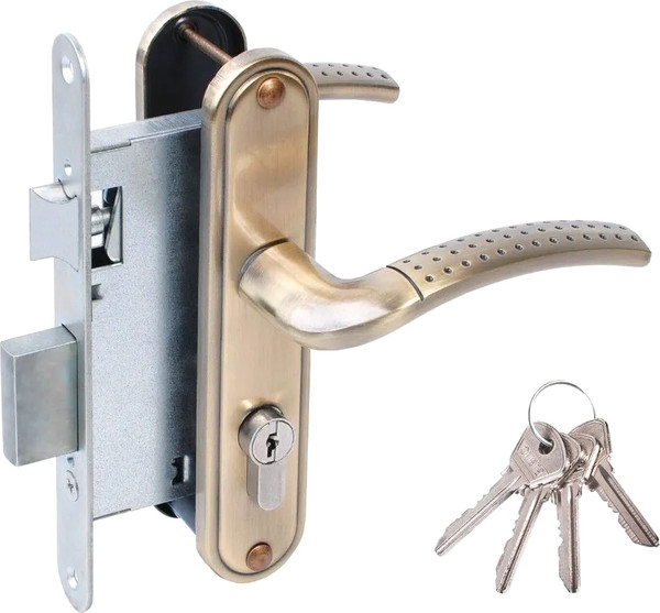 Изображение товара Замок врезной Омега ЗВ4-55.27 (античная бронза)