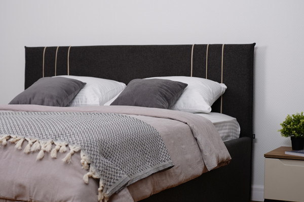 Изображение товара Двуспальная кровать ДСВ Леванте 1600 (графит)