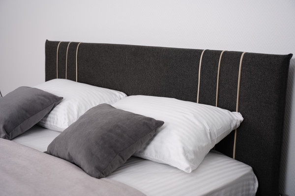 Изображение товара Двуспальная кровать ДСВ Леванте 1600 (графит)