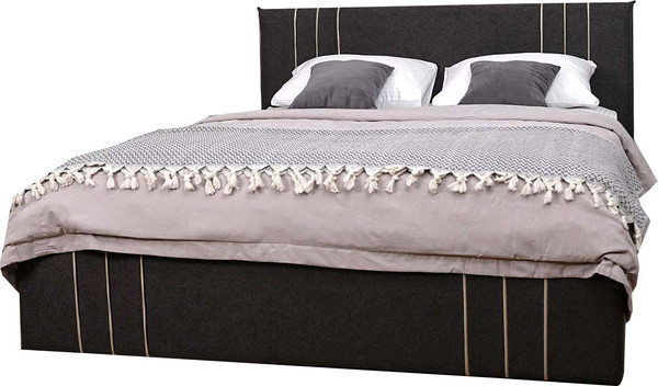 Изображение товара Двуспальная кровать ДСВ Леванте 1600 (графит)