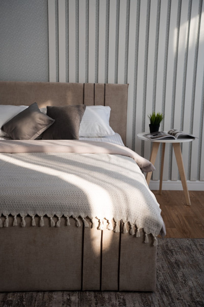 Изображение товара Двуспальная кровать ДСВ Леванте 1800 (бежевый)