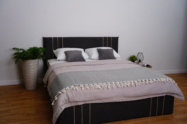 Изображение товара Двуспальная кровать ДСВ Леванте 1800 (графит)