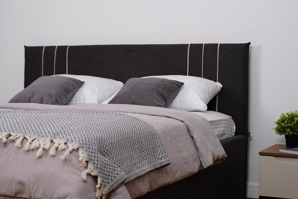 Изображение товара Двуспальная кровать ДСВ Леванте 1800 (графит)