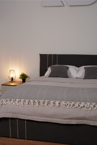 Изображение товара Двуспальная кровать ДСВ Леванте 1800 (графит)