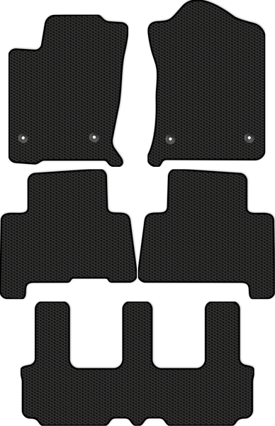Изображение товара Комплект ковриков для авто Alicosta 3029_1 для Haval H9 SUV 7 мест +3 ряд 2015-н.в. (EVA соты, черный)