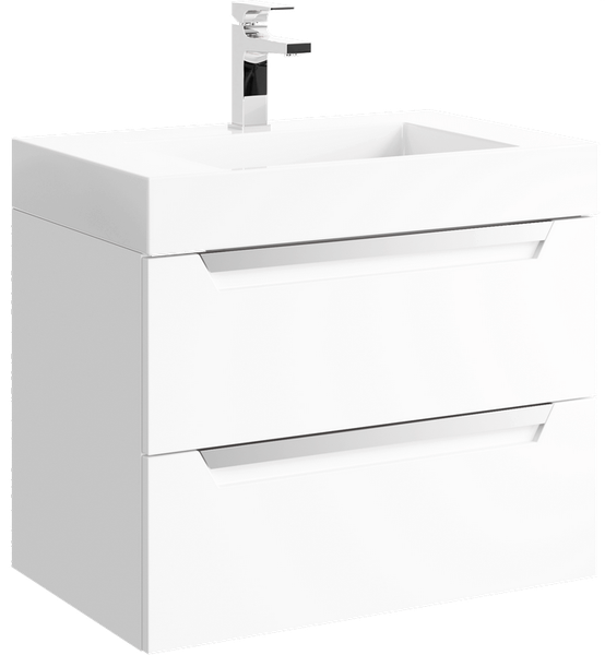 Изображение товара Тумба с умывальником Aqwella Cube / CUB0107W