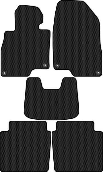 Изображение товара Комплект ковриков для авто Alicosta 3037_1 для Hongqi H5 I седан/CA7150HA6T 2018-2022 (EVA соты, черный)