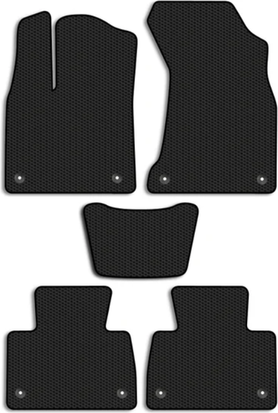 Изображение товара Комплект ковриков для авто Alicosta 3044_1 для Hongqi HS7 I SUV +3 ряд 2018-н.в. (EVA соты, черный)