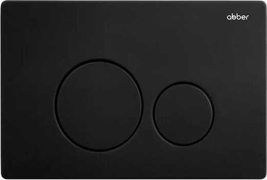 Изображение товара Унитаз подвесной с инсталляцией Abber Rechteck AC1201-AC0105-AC0121MB (с кнопкой смыва)