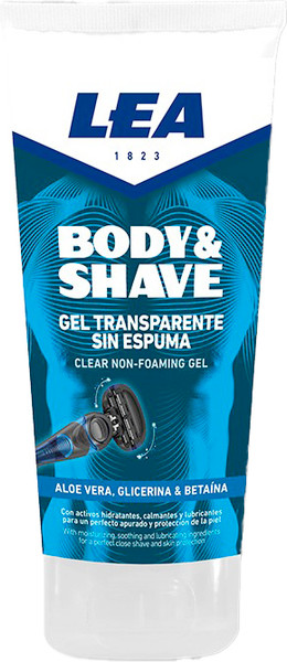 Изображение товара Гель для бритья LEA Body & Shave прозрачный непенящийся (175мл)