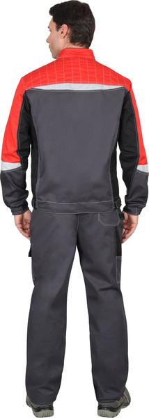 Изображение товара Комплект рабочей одежды Sardoba Tekstil Фаворит-мега с полукомбинезоном  (р-р 64-66,170-176)