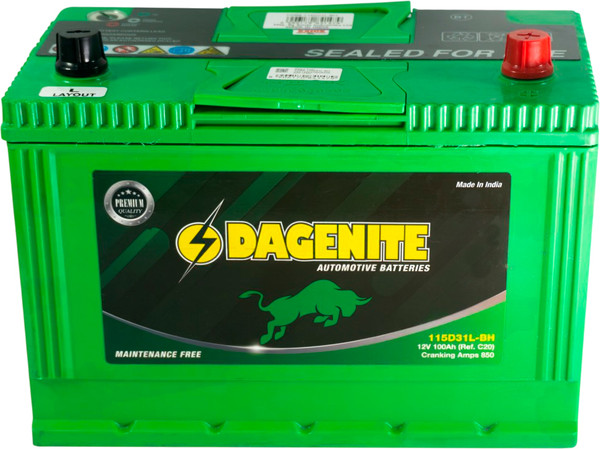 Изображение товара Автомобильный аккумулятор DAGENITE R+ (100 A/h)